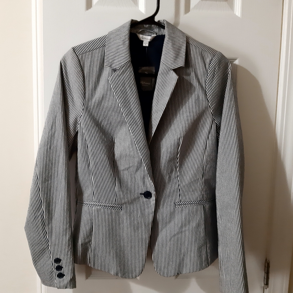 Women's Striped Blazer Jacket